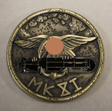 SEAL Sub Delivery Team One SDVT-1 Mark 11 / MK XI Mini Manned Submarine Blue Version Navy Challenge Coin