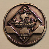 1st Tank Battalion Marine Challenge Coin