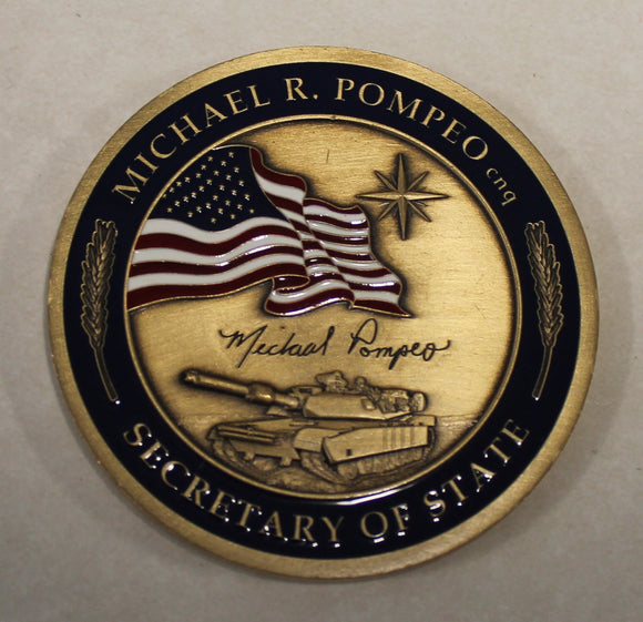 Mike Pompeo Secretary of State Challenge Coin