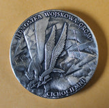 Polish Special Forces Jednostka Wokskowa GROM Antique Silver Finish Military Challenge Coin