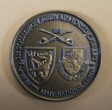 108th Armored Cavalry 1st Squadron Tank Unit Army Challenge Coin