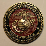 Steel On Target Marine Serial #20 Challenge Coin