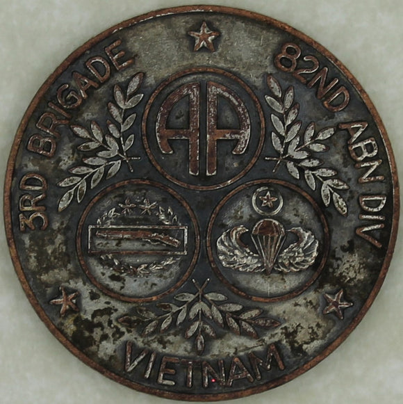 82nd Airborne Division 3rd Brigade Vietnam Army Challenge Coin