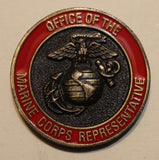 United States Naval Academy Marine Corps Representative Challenge Coin