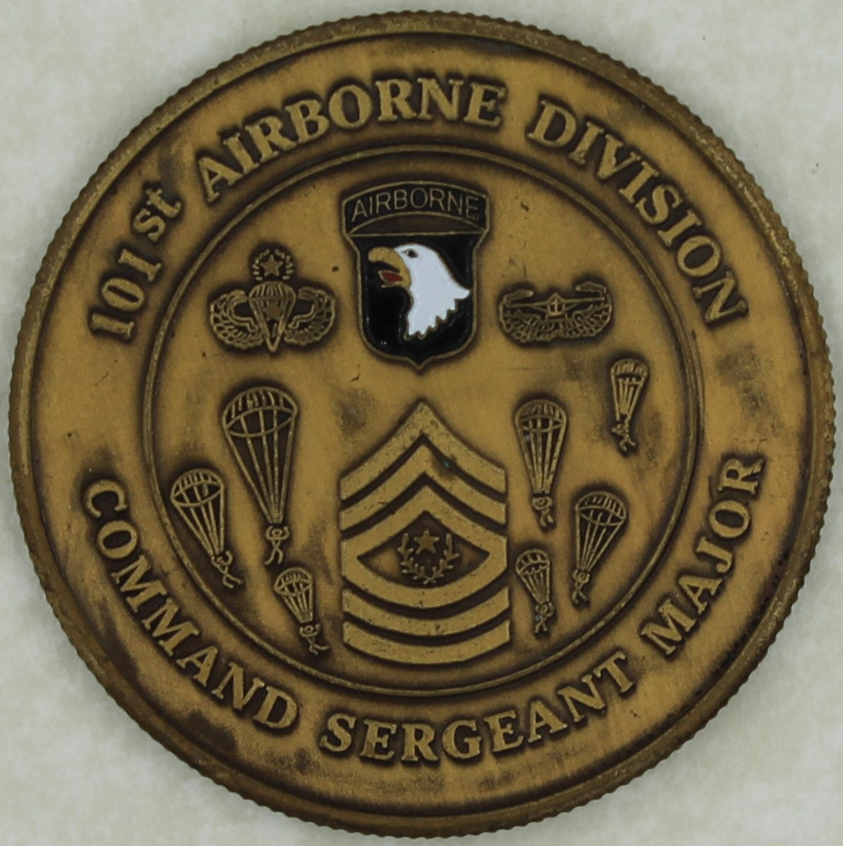 Metal logo 101st Airborne Division de 101 Inc