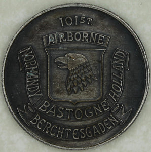 101st Airborne Division engraved: 1966 Army Challenge Coin