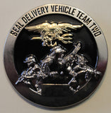 SEAL Delivery Vehicle Team Two SDVT-2 Punisher East Coast Serial Numbered Navy Challenge Coin