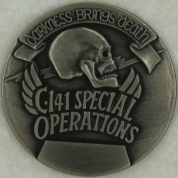 437th Military Airlift Wing Special Operations C-141 Air Force Challenge Coin
