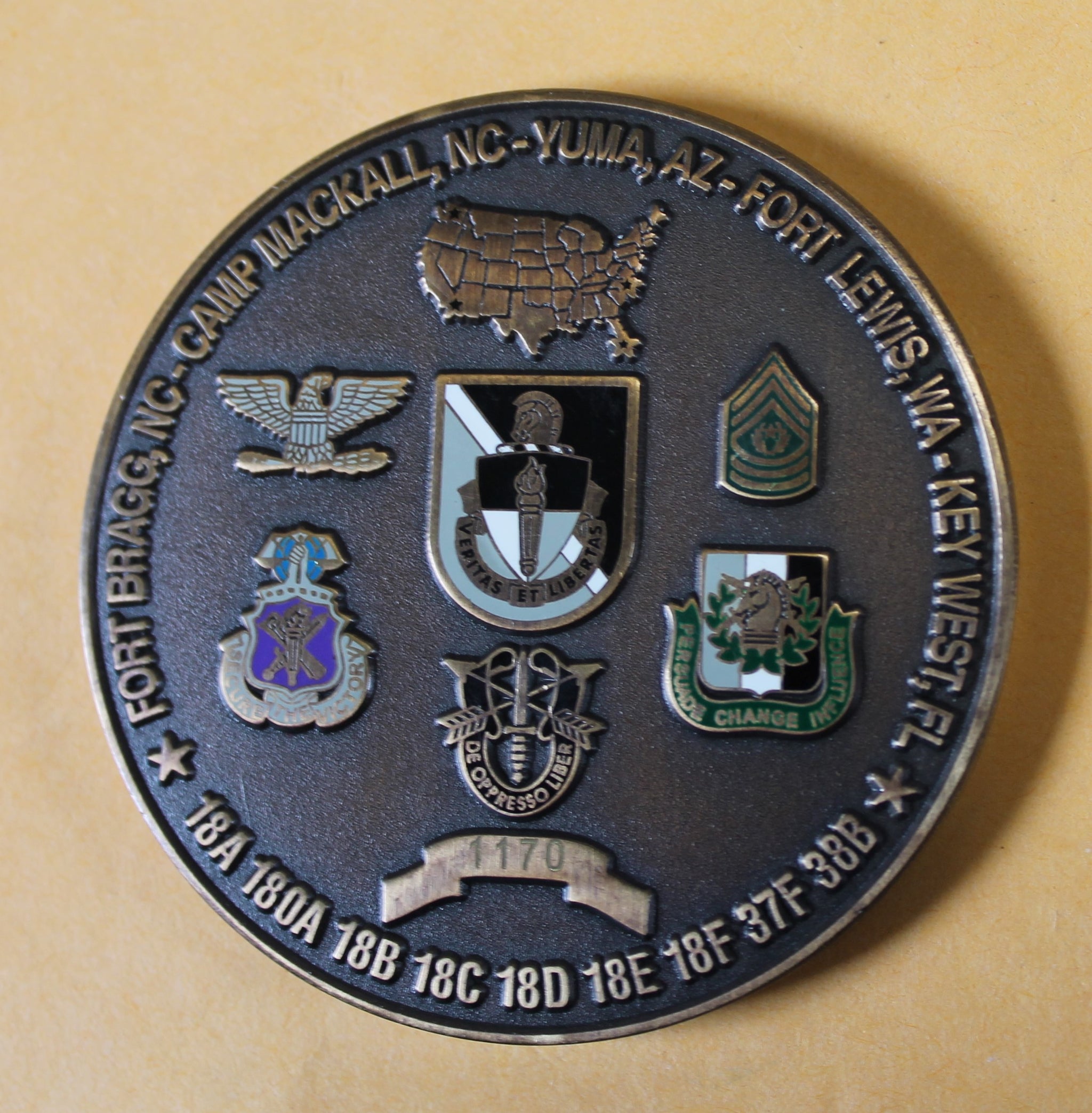 1st Special Warfare Training Group Airborne Serial #1170