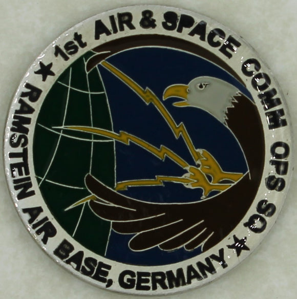 1st Air and Space Communications Operations Sq Ramstein Air Force Challenge Coin