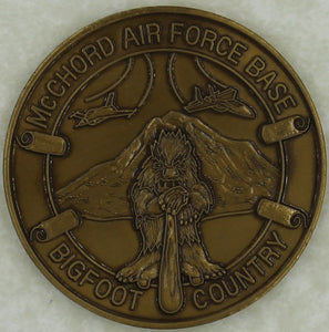 Northwest Air Defense Sector McCord AFB Big Foot Country Air Force Challenge Coin