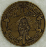 Northwest Air Defense Sector McCord AFB Big Foot Country Air Force Challenge Coin