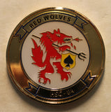 Helicopter Sea Combat Sq 84 HSC-84 Red Wolves Serial #089 Special Operations SEALs CMDCM Navy Challenge Coin
