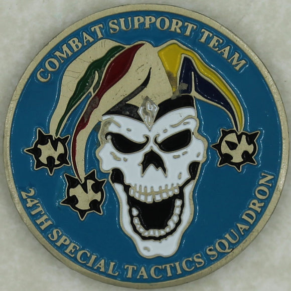 24th Special Tactics Sq Combat Support Team Air Force Challenge Coin