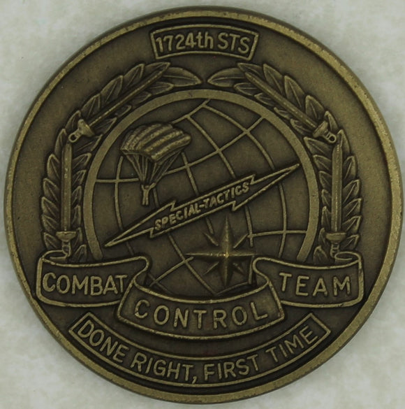 1724th Special Tactics Squadron CCT/PJ/TACP Tier-1 Air Force Challenge Coin / 24th STS, Predecessor