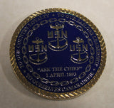 Naval Special Warfare SEAL Team 10 Chiefs Mess Navy Challenge Coin