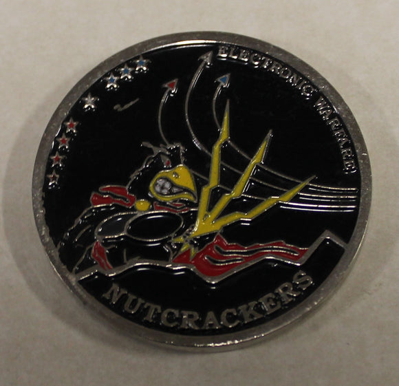 NUTCRACKERS Electronic Warfare EW Area 51 / Groom Lake Test Site Air Force Challenge Coin / 413th Flight Test Squadron
