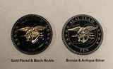 INFORMATION Two Versions: Naval Special Warfare SEAL Team 10 / Ten Est. 2002 King Neptune Navy Challenge Coin