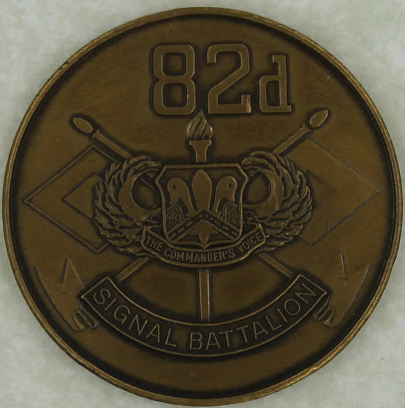 82nd Airborne Division Signal Battalion Airborne Army Challenge Coin