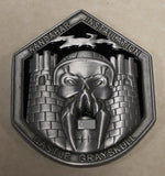 Central Intelligence Agency CIA Kandahar Installion Airfield Afghanistan Castle Grayskull Serial Numbered Challenge Coin