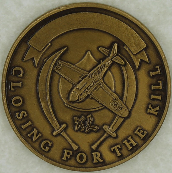 US Air Force Academy Cadet Sq 40/XL War Hawks Challenge Coin