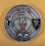 SEAL Team Seven / 7 3 Troop Antique Silver Finish Navy Challenge Coin