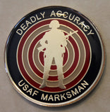 Marksman Small Arms Expert 35-40 USAF Air Force Challenge Coin