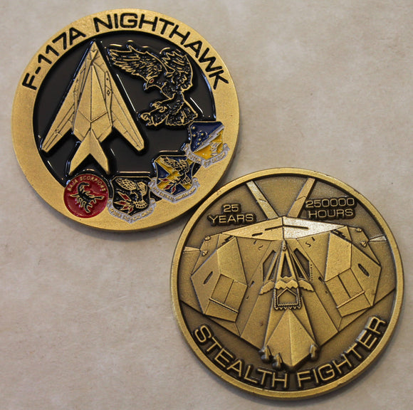 F-117 Stealth Fighter Air Force Challenge Coin