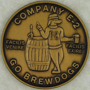 West Point Company E-2 Brew Dogs US Military Academy Army Challenge Coin