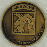 XVIII 18th Airborne Corps Logistical Support Unit Sinai Army Challenge Coin