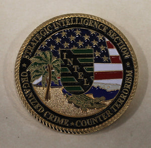 Agent Palm Beach County Sheriff Strategic Intelligence Section Homeland Security Trump Florida Command Center Challenge Coin / Police