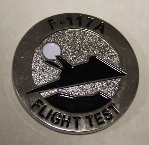 F-117 A Stealth Fighter Skunk Works / 410th Flight Test Squadron Air Force Plant 42 Palmdale CA Challenge Coin