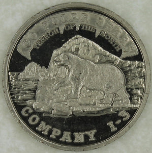West Point Company I-3 Ice Polar Bears US Military Academy Army Challenge Coin