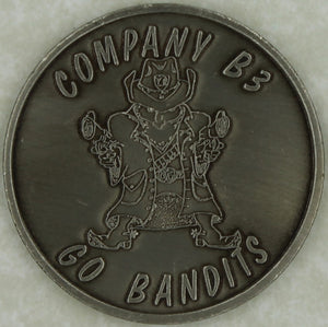 West Point Company B-3 Bandits US Military Academy Army Challenge Coin