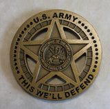 Persuasive in Peace Invincible in War This We'll Defend Army Challenge Coin