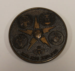 Joint Communication Support Element JCSE 224th/290th Joint Comm Support Squadrons Bronze Challenge Coin