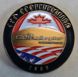 Bell Helicopter A Textron Company 429 Certification 2009 US & Canada Challenge Coin