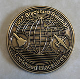 Lockheed Martin SR-71 / U2 Blackbird Reunion 2009 Skunk Works Air Force Medallion