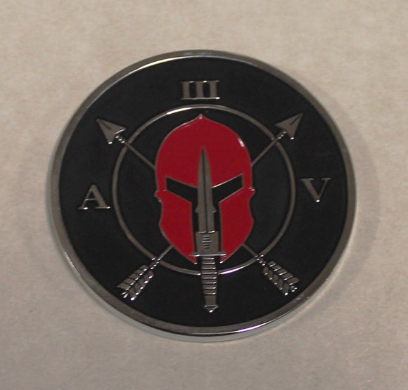 5th Special Forces Group Airborne 3rd Battalion Alpha / A Company Spartan Army Challenge Coin