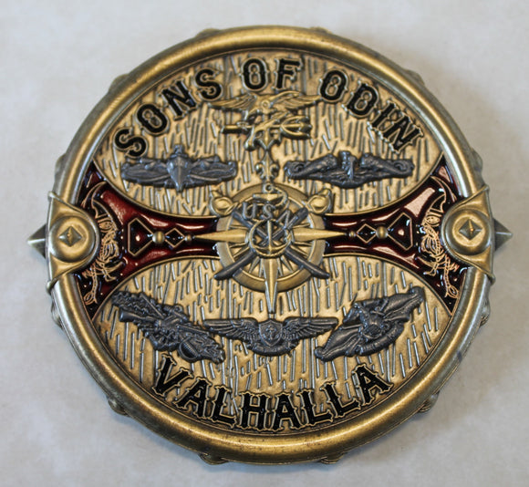 Chief Petty Officer Navy Chief Sons of Odin Vahalla Challenge Coin