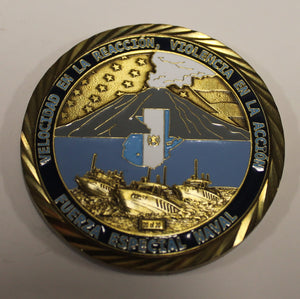 Naval Special Warfare Task Element Guatemala 2014-2015 Seral Number 20 of 20 Navy SEAL Challenge Coin