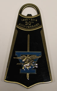 Naval Special Warfare SEAL Team 5 / Five 30th Anniversary Navy Flipper Challenge Coin