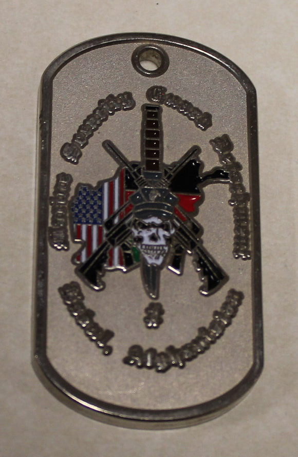 US Embassy Kabul Afghanistan Marine Security Guard DET Serial #'d Challenge Coin