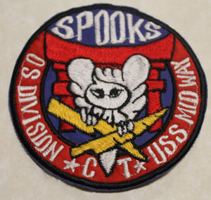 USS Midway Cryptologic Technician CT Spooks Navy Patch