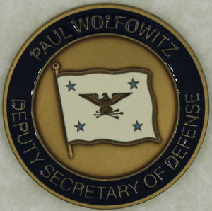 Deputy Secretary of Defense Paul Wolfowitz Challenge Coin