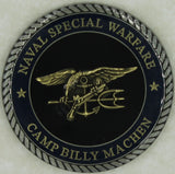Naval Special Warfare Camp Billy Machen SEALs Navy Challenge Coin