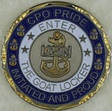 Navy Chief Goat Locker Navy Challenge Coin