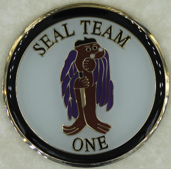 SEAL Team One/1 Navy Challenge Coin