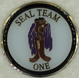 SEAL Team One/1 Navy Challenge Coin