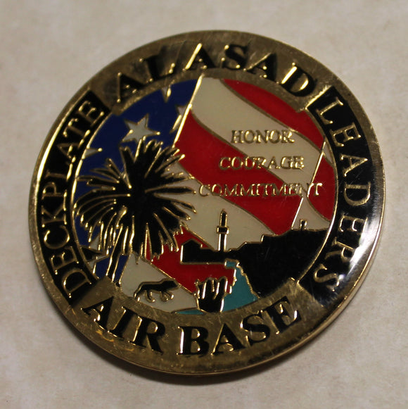 AL Asad Air Base Chief's Mess Navy Challenge Coin